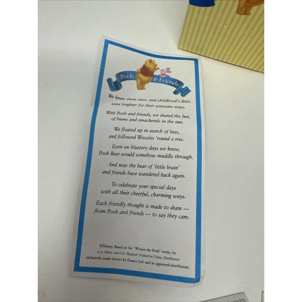 RARE Disney Pooh & Friends “Piglet With A Great Big Heart” #4002601 NEW IN BOX